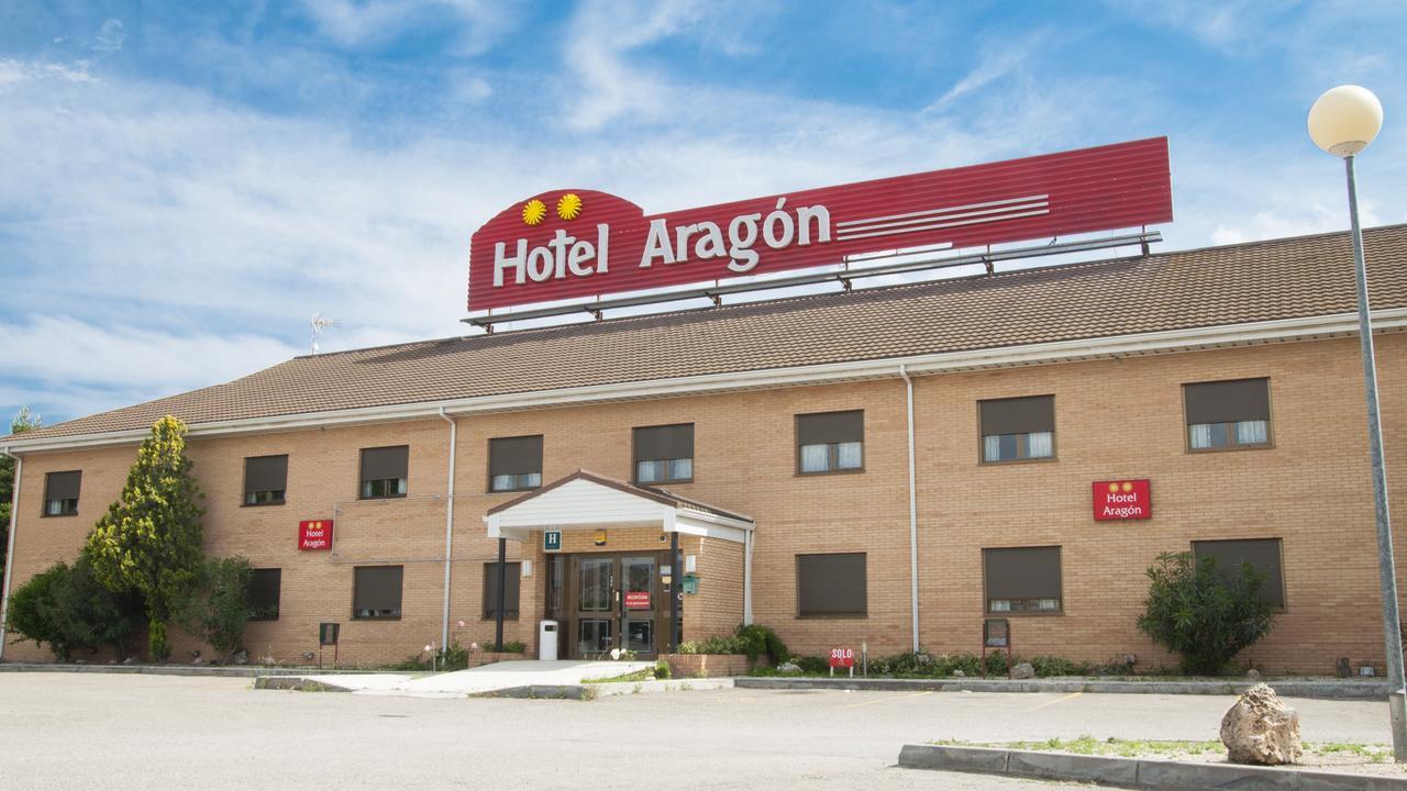 Hotel Aragon La Puebla De Alfinden Luaran gambar